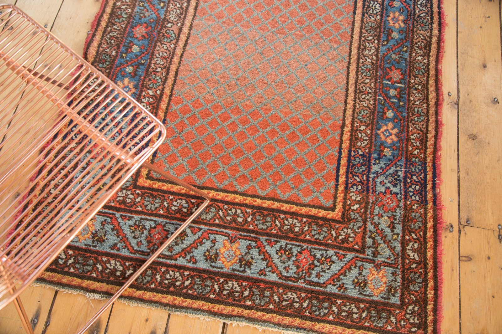  Vintage Hamadan Rug Runner / Item 4988 image 2