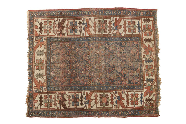 Antique Kurdish Bijar Rug
