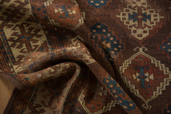 6x7 Antique Yomud Carpet // ONH Item 4993 Image 11