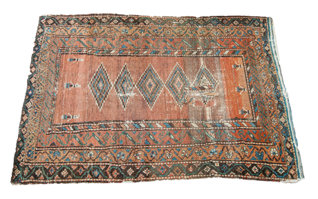 4x5 Antique Northwest Persian Rug // ONH Item 1491