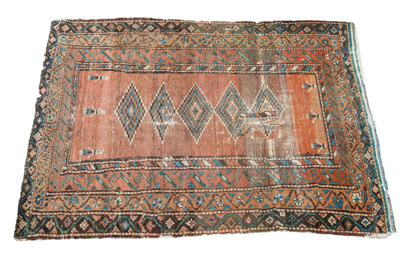 4x5 Antique Northwest Persian Rug // ONH Item 1491