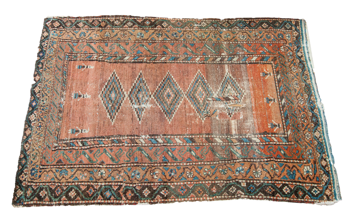 4x5 Antique Northwest Persian Rug // ONH Item 1491