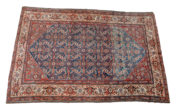 4x6 Fine Blue Herati Style Area Rug // ONH Item 1296