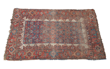 4x6 Worn Antique Bijar Rug // ONH Item 1232