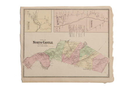 Antique Map of Armonk and North Castle NY // ONH Item 5010