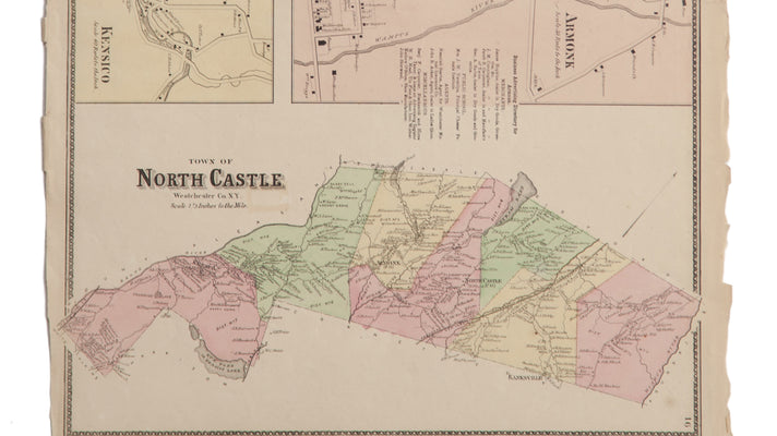 Antique Map of Armonk and North Castle NY // ONH Item 5010 Image 1