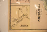 Map segment detailing Kensico, North Castle, aged paper, and visible edge wear.
