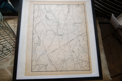 Vintage Armonk and North Castle NY Map // ONH Item 5012