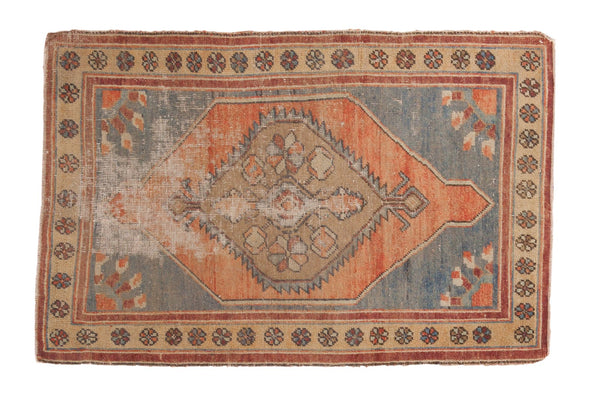 2.5x4 Vintage Distressed Oushak Rug // ONH Item 5023
