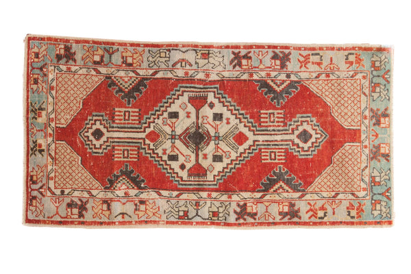 2.5x5.5 Vintage Distressed Oushak Rug Runner // ONH Item 5024