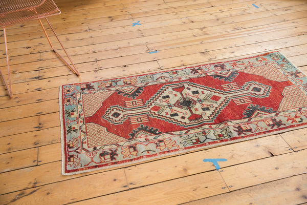 2.5x5.5 Vintage Distressed Oushak Rug Runner // ONH Item 5024 Image 1