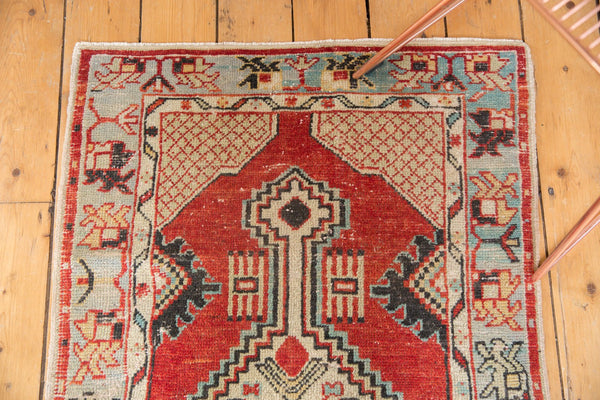 2.5x5.5 Vintage Distressed Oushak Rug Runner // ONH Item 5024 Image 5