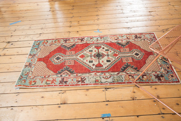 2.5x5.5 Vintage Distressed Oushak Rug Runner // ONH Item 5024 Image 6
