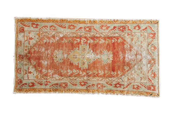 Vintage Distressed Oushak Rug