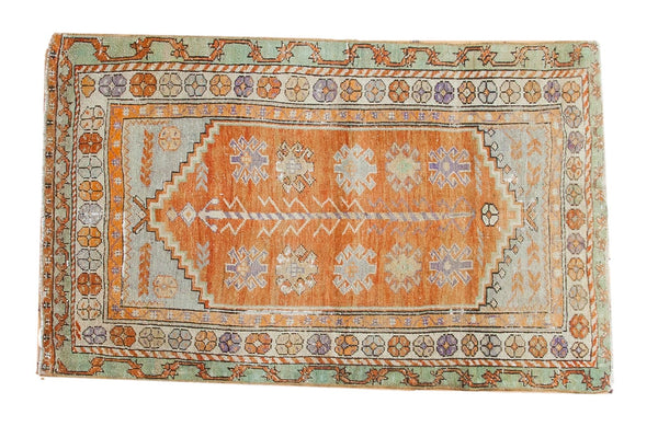 3x5 Vintage Distressed Oushak Rug // ONH Item 5027