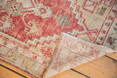 Vintage Distressed Oushak Rug Runner