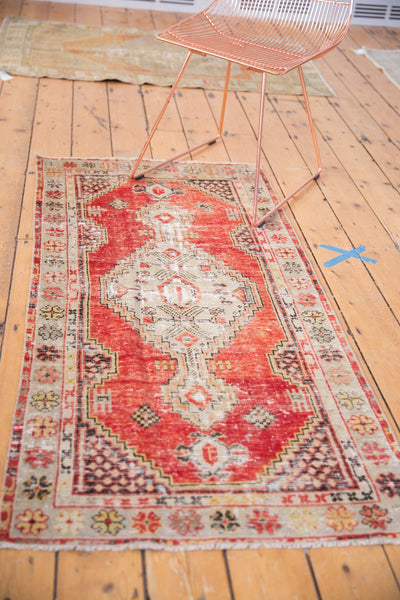 2.5x5.5 Vintage Distressed Oushak Rug // ONH Item 5032 Image 5