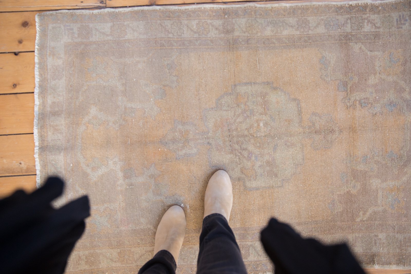 3x5 Vintage Distressed Oushak Rug // ONH Item 5034 Image 1