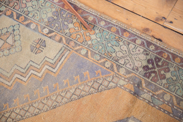 Vintage Distressed Oushak Rug