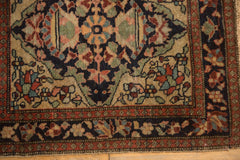 1.5x2 Antique Farahan Sarouk Square Bag Face Rug Mat // ONH Item 5042 Image 3