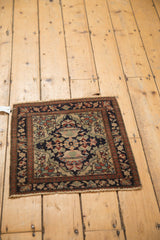 1.5x2 Antique Farahan Sarouk Square Bag Face Rug Mat // ONH Item 5042 Image 6