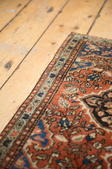 2x2.5 Vintage Farahan Sarouk Square Rug Mat // ONH Item 5043 Image 9