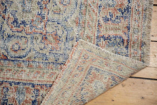 Vintage Distressed Oushak Carpet