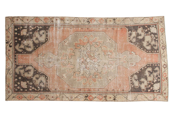 Vintage Distressed Oushak Rug Runner