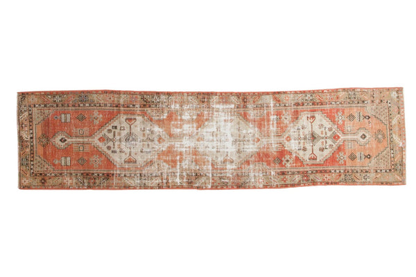 Vintage Distressed Oushak Rug Runner
