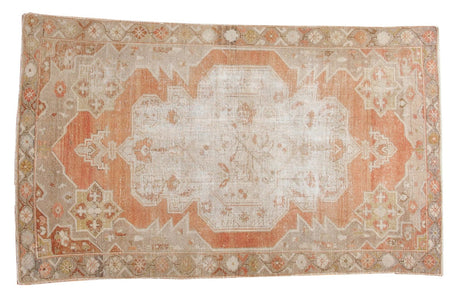 Vintage Distressed Oushak Rug