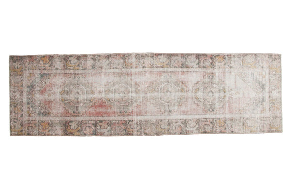 Vintage Distressed Oushak Rug Runner