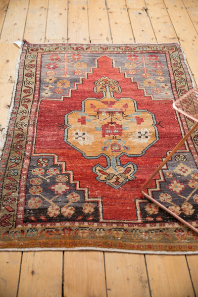  Vintage Distressed Oushak Rug / Item 5055 image 7