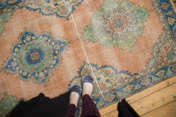 Vintage Distressed Oushak Rug Runner