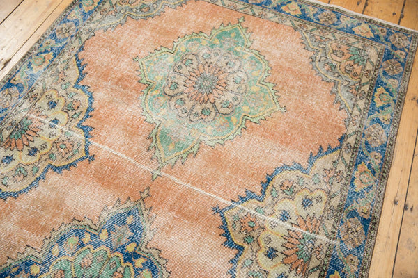 Vintage Distressed Oushak Rug Runner