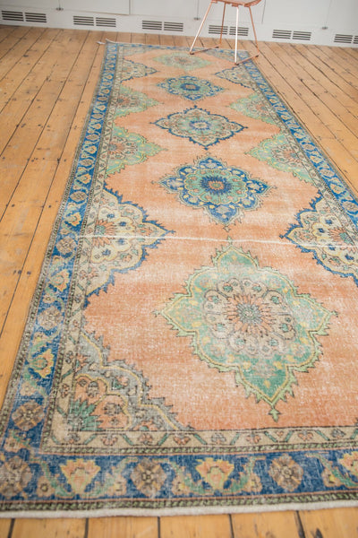 Vintage Distressed Oushak Rug Runner