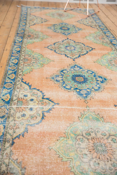 Vintage Distressed Oushak Rug Runner