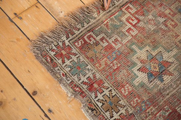  Antique Caucasian Fragment Square Rug / Item 5072 image 8