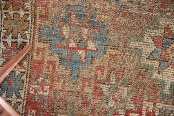  Antique Caucasian Fragment Square Rug / Item 5072 image 11