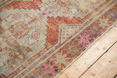 Vintage Distressed Oushak Rug Runner