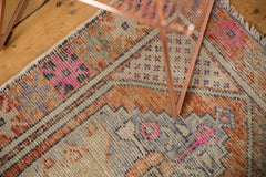 Vintage Distressed Oushak Rug Runner