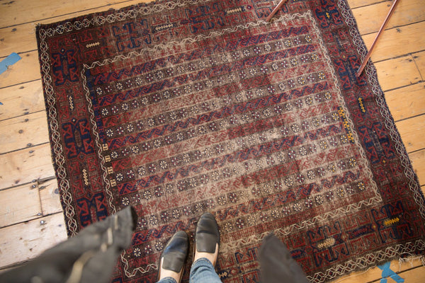 Antique Belouch Square Rug