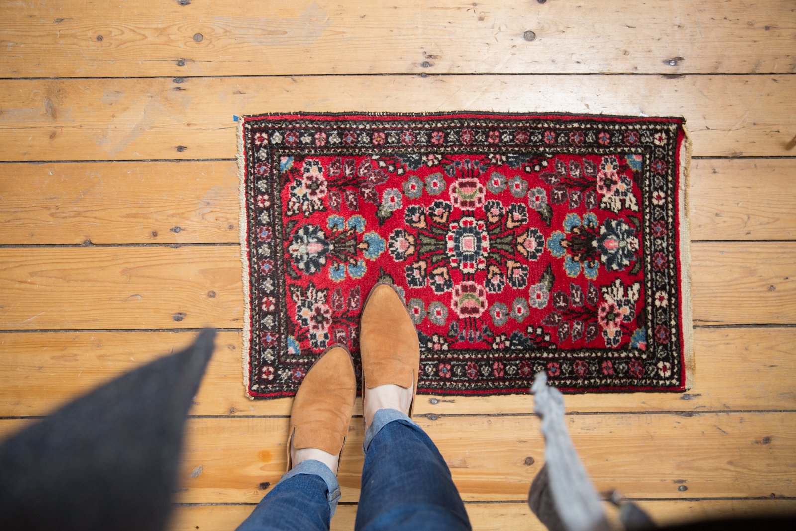 Vintage Hamadan Rug Mat