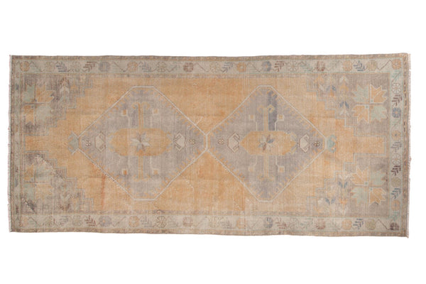 3.5x8 Vintage Distressed Oushak Rug Runner // ONH Item 5091
