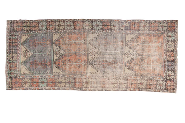 5'3" x 12'2" Vintage Distressed Oushak Rug Runner / Item 5092 image 1