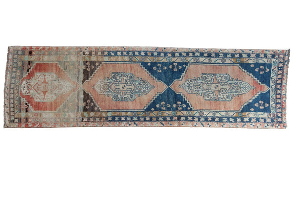 2'11" x 10'4" Vintage Distressed Oushak Rug Runner / Item 5093 image 1