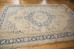  Vintage Distressed Oushak Carpet / Item 5095 image 11