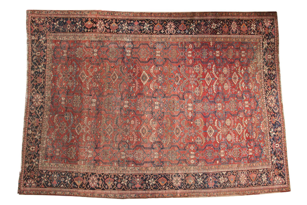 9.5x13.5 Vintage Heriz Carpet // ONH Item 5096