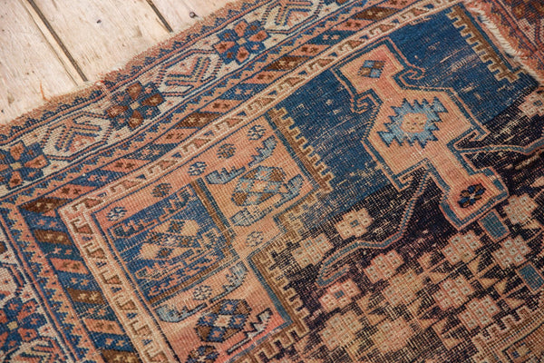 Antique Afshar Square Rug