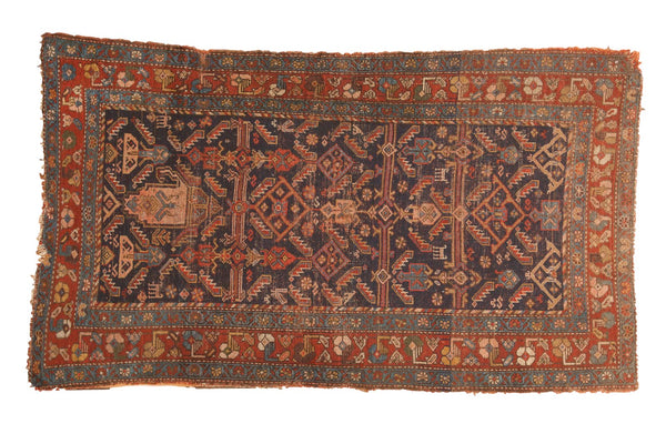 3'5" x 6'1" Antique Kurdish Hamadan Rug / Item 5116 image 1
