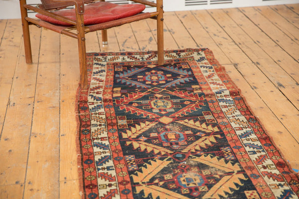 3x10.5 Antique Northwest Persian Rug Runner // ONH Item 5117 Image 7